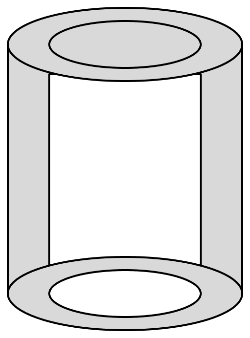 The adjoining figure shows a metal pipe 77 cm long. The inner diameter of cross section is 4 cm and the outer one is 4.4 cm. Find its. Mensuration, ML Aggarwal Understanding Mathematics Solutions ICSE Class 8