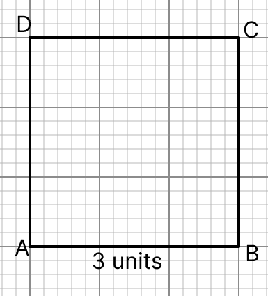 Draw an oblique sketch of a square pyramid of side 3 units and height 4 units. Visualising Solid Shapes, ML Aggarwal Understanding Mathematics Solutions ICSE Class 8