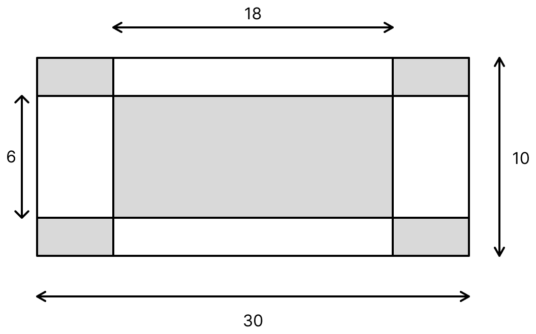 Find the area of the shaded portion in the following figures all measurements are given in cm. (i) (ii). Mensuration, ML Aggarwal Understanding Mathematics Solutions ICSE Class 8