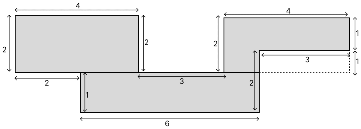 Find the area of the shaded portion in the following figures all measurements are given in cm. (i) (ii). Mensuration, ML Aggarwal Understanding Mathematics Solutions ICSE Class 8