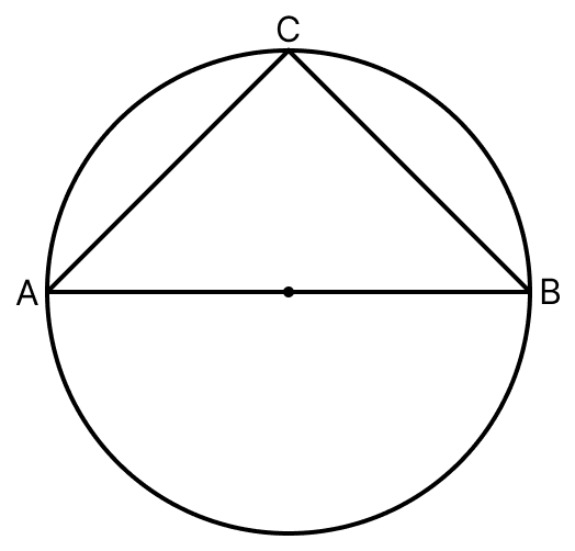 In the adjoining figure, AB is a diameter of the circle. If AC = BC, then ∠CAB is equal to. Circles, ML Aggarwal Understanding Mathematics Solutions ICSE Class 8
