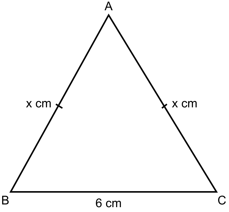 Find the area of an isosceles triangle whose base is 6 cm and perimeter is 16 cm. Mensuration, ML Aggarwal Understanding Mathematics Solutions ICSE Class 9.