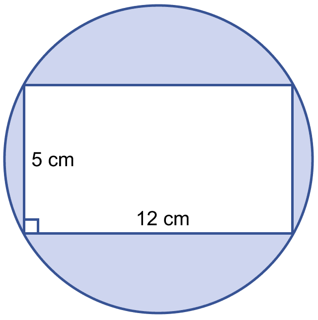 In the figure, calculate the area of the shaded region correct to two decimal places. Mensuration, ML Aggarwal Understanding Mathematics Solutions ICSE Class 9.