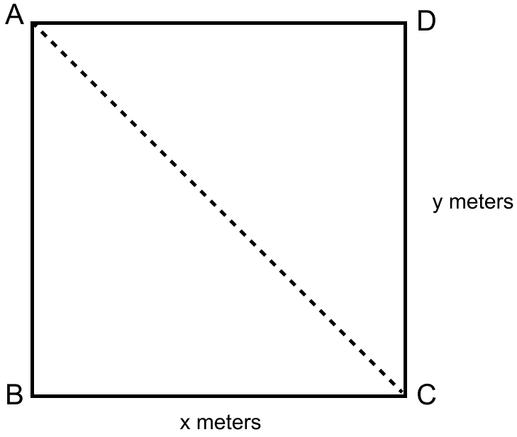 If the perimeter of a rectangular plot is 68 m and length of its diagonal is 26 m, find its area. Mensuration, ML Aggarwal Understanding Mathematics Solutions ICSE Class 9.