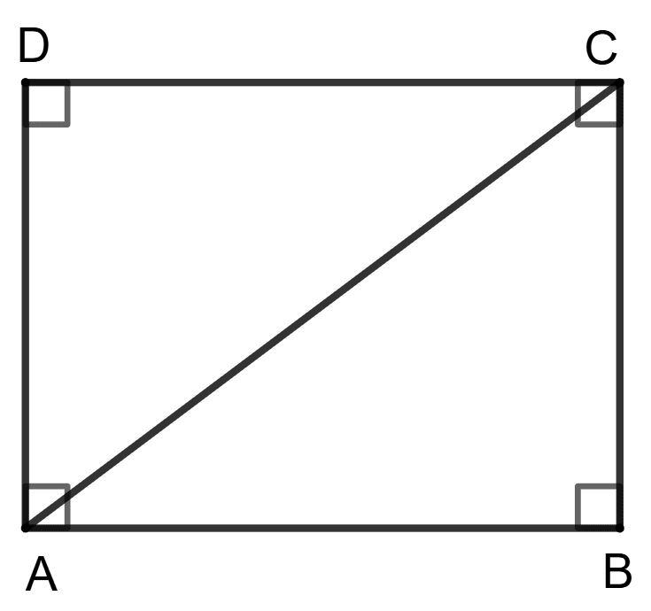 The area of a square whose diagonal is 6 cm is 36 cm2. A diagonal of a square divides it into two right angled isosceles triangle. Which of the following is valid? Pythagoras Theorem, ML Aggarwal Understanding Mathematics Solutions ICSE Class 9.