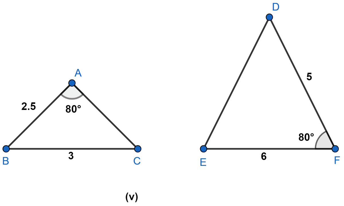 State which pairs of triangles are similar. Write the similarity criterion used by you for answering the question and also write the pairs of similar triangles in the symbolic form : NCERT Class 10 Mathematics CBSE Solutions.