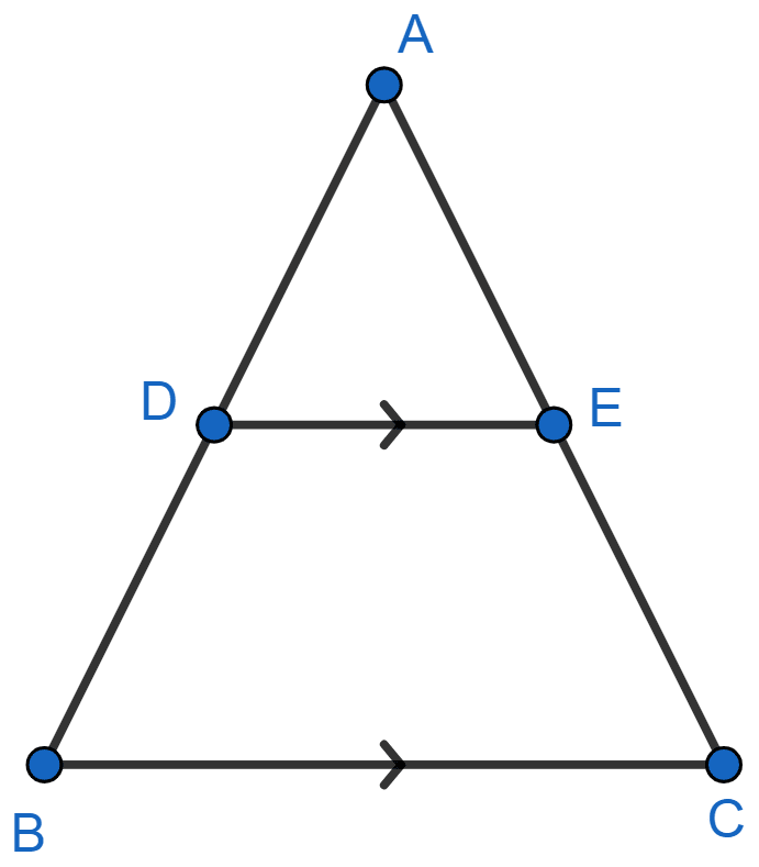 Using Theorem 6.1, prove that a line drawn through the mid-point of one side of a triangle parallel to another side bisects the third side. NCERT Class 10 Mathematics CBSE Solutions.