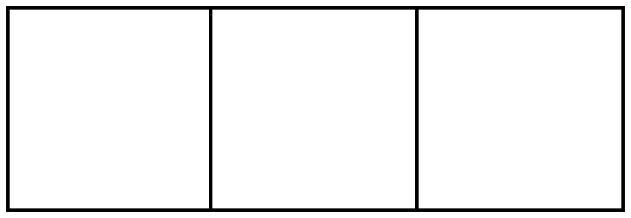 Breaking Rectangles Construct a rectangle that can be divided into 3 identical squares as shown in the figure. Playing with Constructions, NCERT Class 6 Ganita Prakash Mathematics CBSE Solutions.