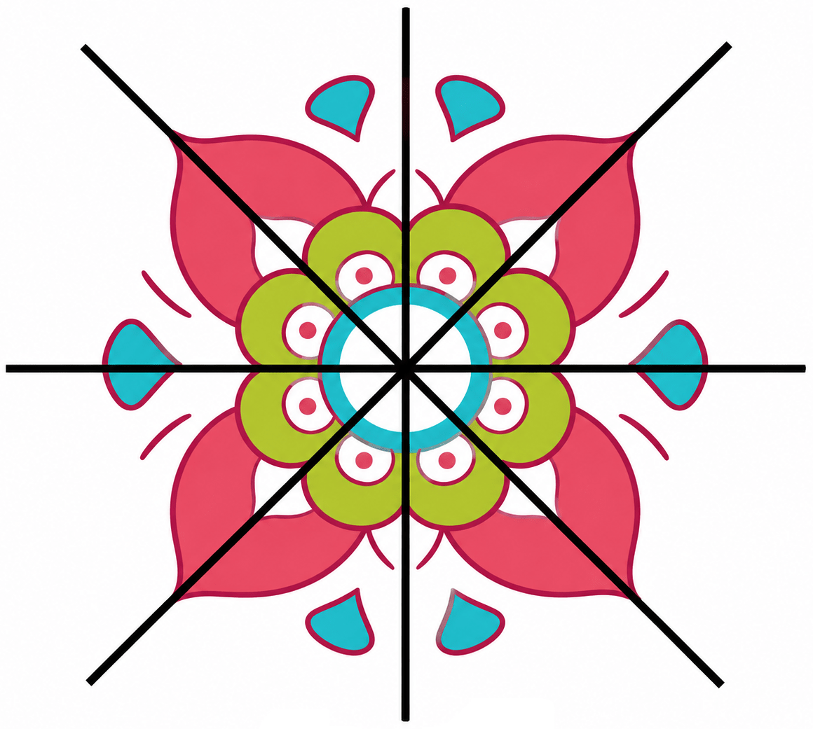 Do you see any line of symmetry in the figures at the start of the chapter? What about in the picture of the cloud? Symmetry, NCERT Class 6 Ganita Prakash Mathematics CBSE Solutions.