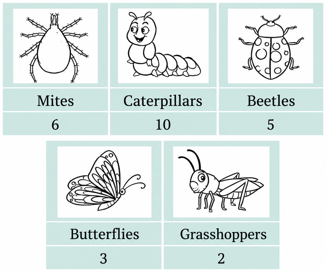 Samantha visited a tea garden, and collected data of the insects and critters she saw there. Here is the data she collected: Help her prepare a bar graph representing this data. Data Handling & Presentation, NCERT Class 6 Ganita Prakash Mathematics CBSE Solutions.