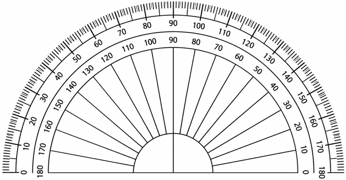 There are two sets of numbers on the protractor: one increasing from right to left and the other increasing from left to right. Why does it include two sets of numbers? Lines & Angles, NCERT Class 6 Ganita Prakash Mathematics CBSE Solutions.