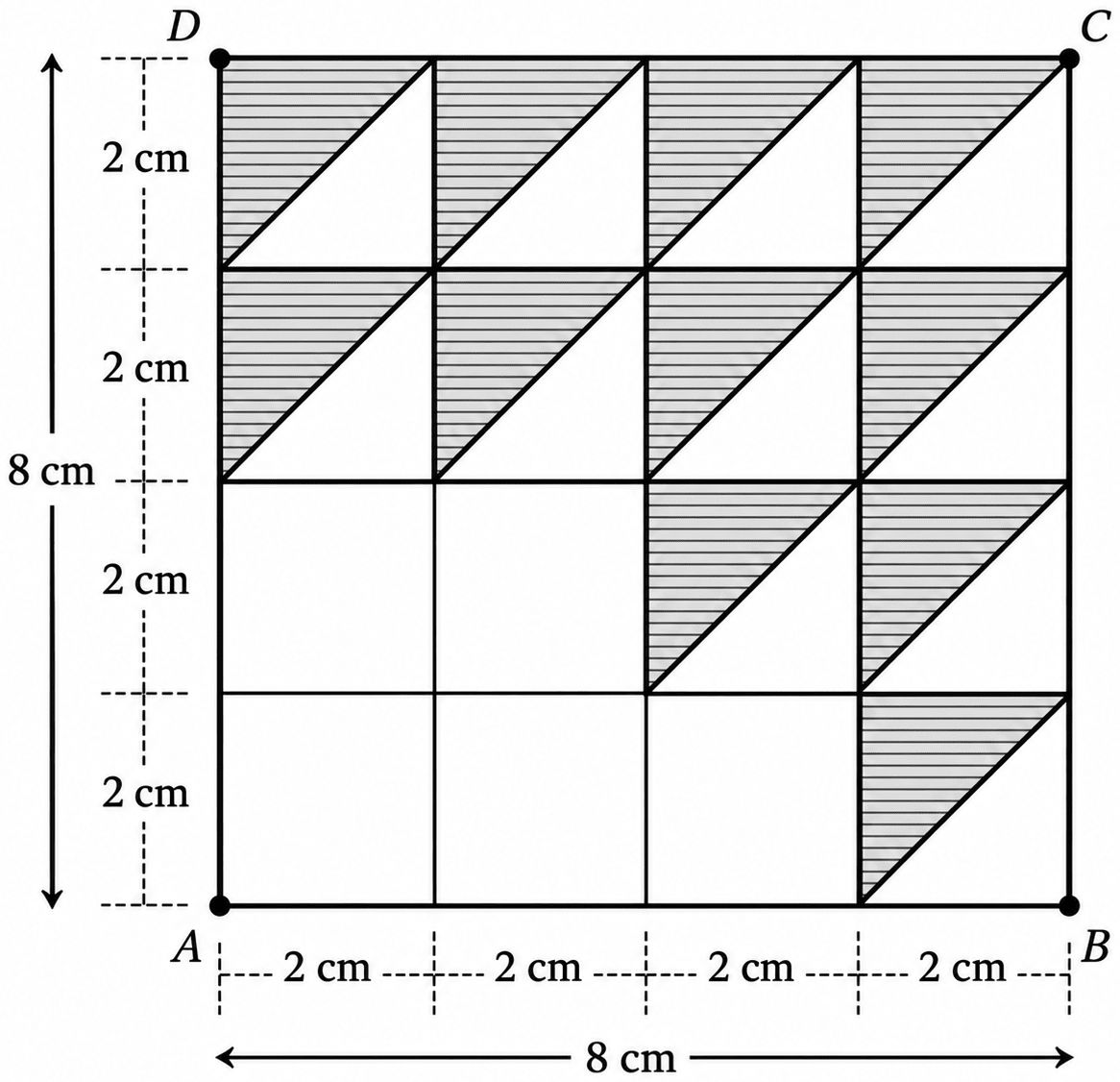 Shadings Construct this. Choose measurements of your choice. Note that the larger 4-sided figure is a square and so are the smaller ones. Playing with Constructions, NCERT Class 6 Ganita Prakash Mathematics CBSE Solutions.