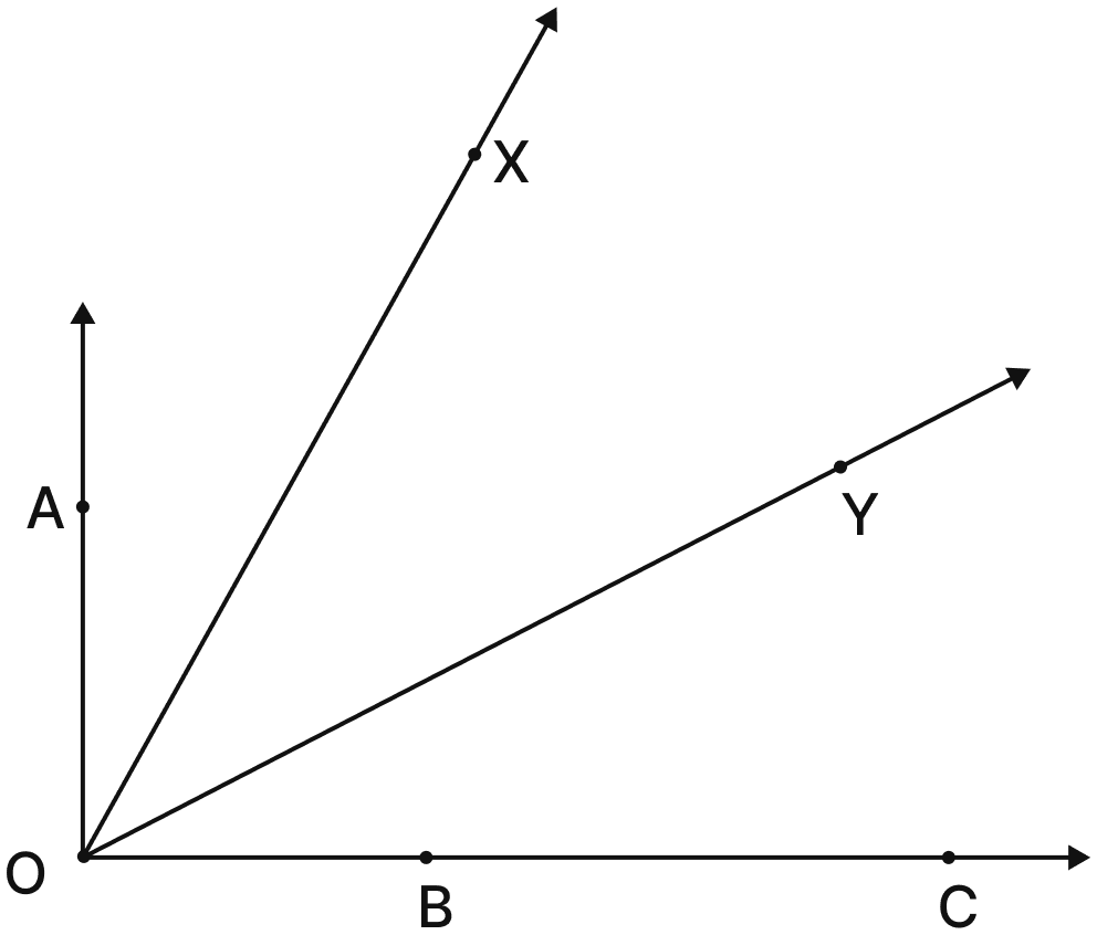 In each case, determine which angle is greater and why. Lines & Angles, NCERT Class 6 Ganita Prakash Mathematics CBSE Solutions.