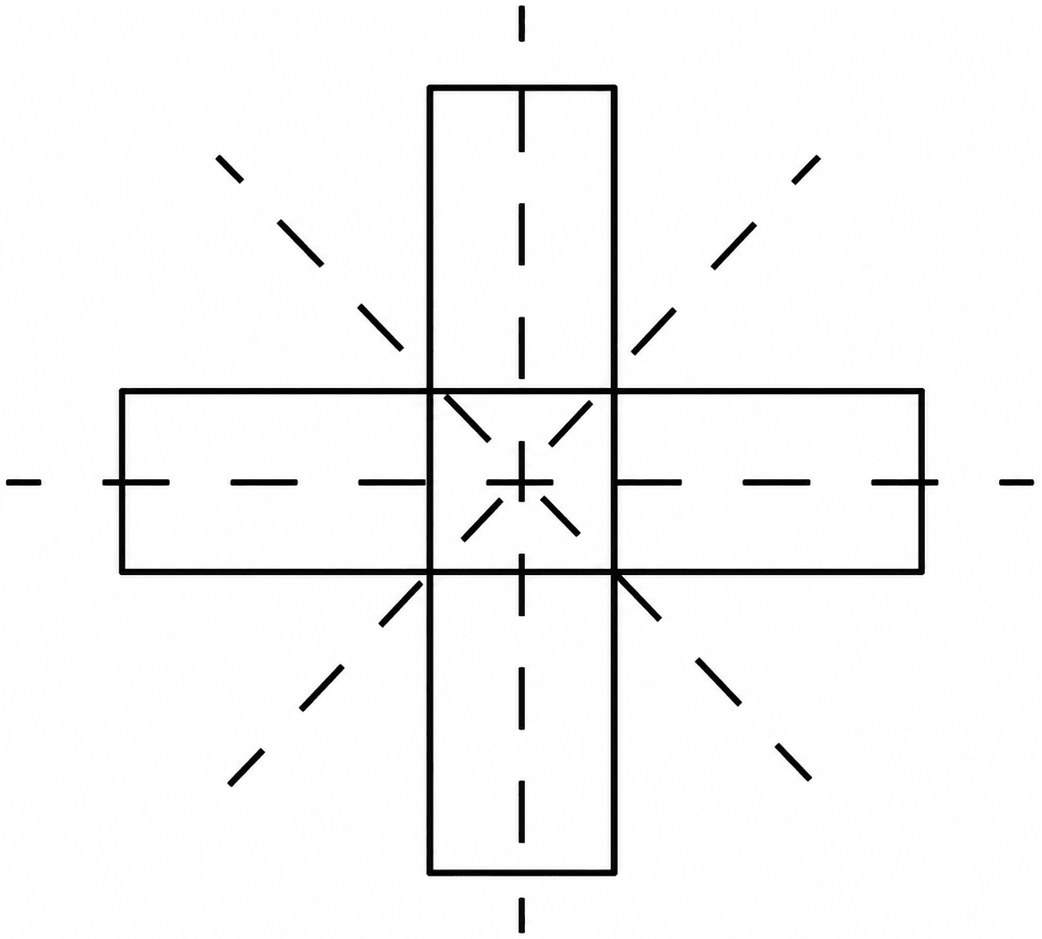 Draw two figures other than a circle and a square that have both reflection symmetry and rotational symmetry. Symmetry, NCERT Class 6 Ganita Prakash Mathematics CBSE Solutions.