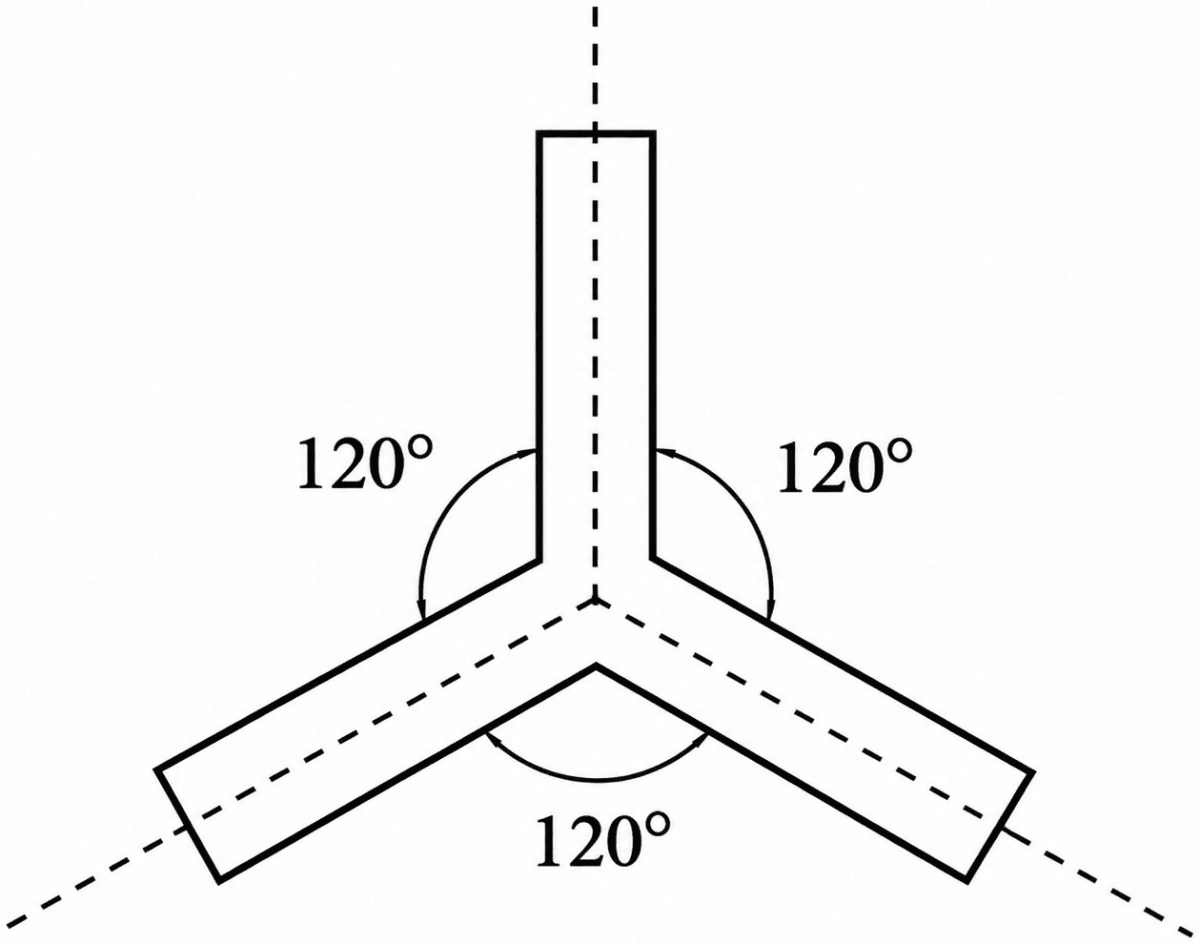 We have seen figures having 4 and 2 angles of symmetry. Can we get a figure having exactly 3 angles of symmetry? Can you use radial arms for this? Symmetry, NCERT Class 6 Ganita Prakash Mathematics CBSE Solutions.