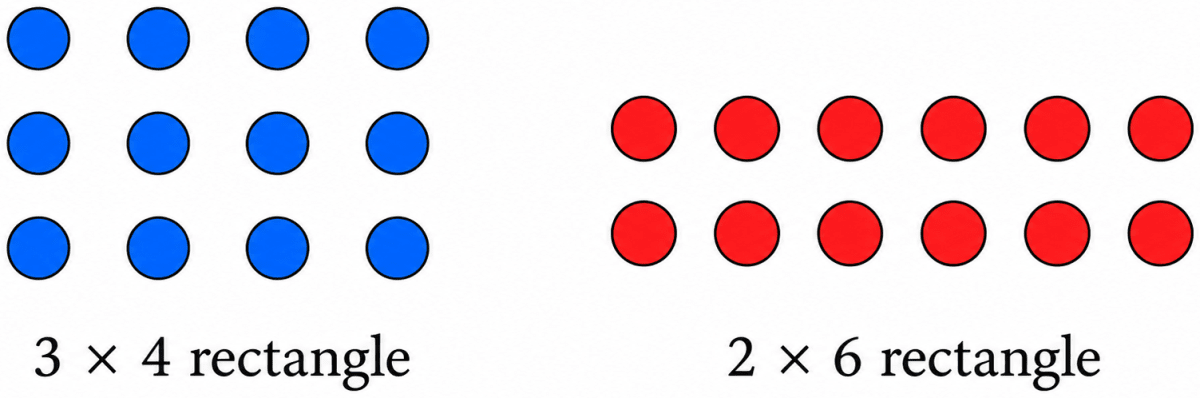 You will have noticed that 36 is both a triangular number and a square number! That is, 36 dots can be arranged perfectly both in a triangle and in a square. Make pictures in your notebook illustrating this! This shows that the same number can be represented differently, and play different roles, depending on the context. Try representing some other numbers pictorially in different ways! Patterns in Mathematics, NCERT Class 6 Ganita Prakash Mathematics CBSE Solutions.