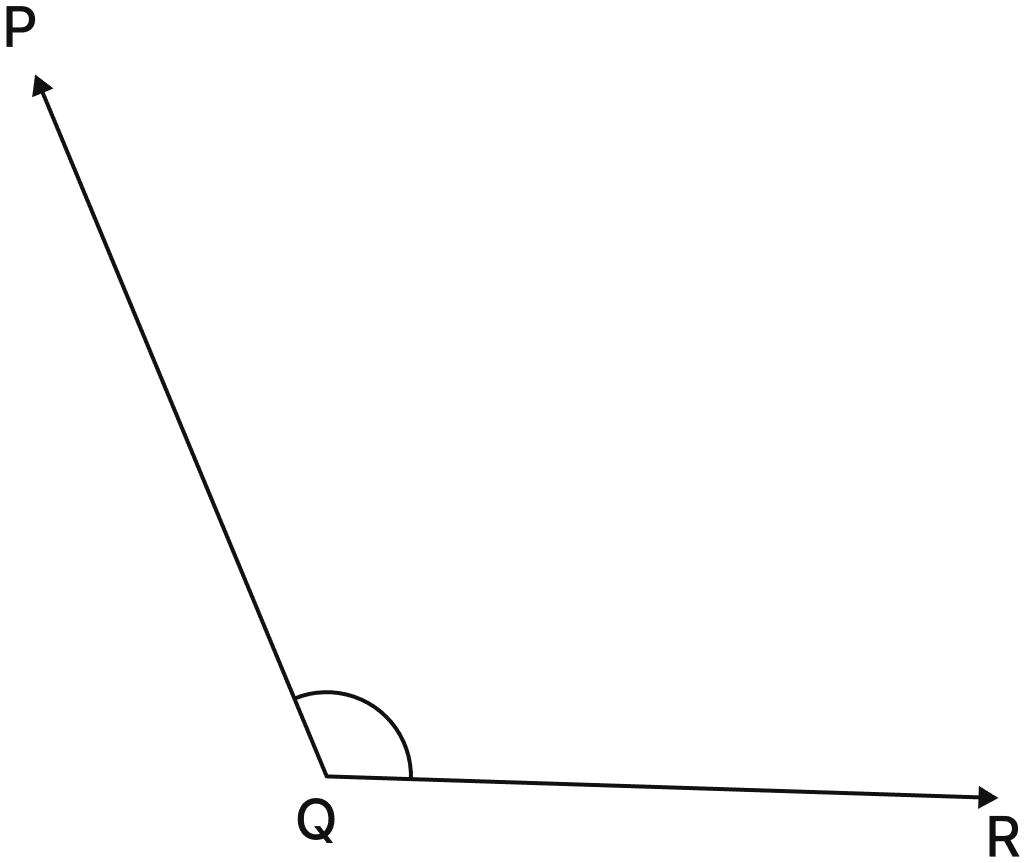Draw an angle whose degree measure is the same as the angle given below: Also, write down the steps you followed to draw the angle. Lines & Angles, NCERT Class 6 Ganita Prakash Mathematics CBSE Solutions.