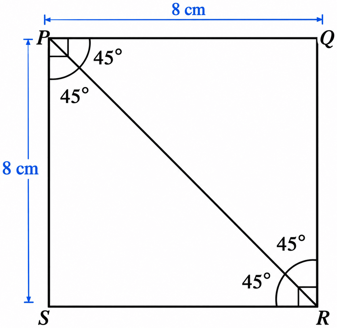 How should the rectangle be constructed so that the diagonal divides the opposite angles into equal parts? Playing with Constructions, NCERT Class 6 Ganita Prakash Mathematics CBSE Solutions.
