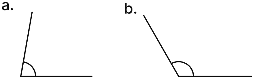 Measure and write the degree measures for each of the following angles:. Lines & Angles, NCERT Class 6 Ganita Prakash Mathematics CBSE Solutions.
