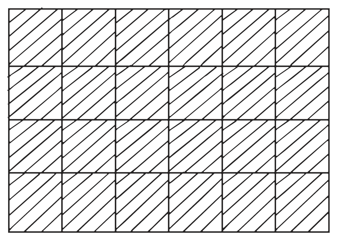 Can a 4 × 6 grid be tiled using multiple copies of 2 × 1 tiles? We are allowed to rotate a 2 × 1 tile and use it. Construction & Tiling, NCERT Class 7 Ganita Prakash Mathematics CBSE Solutions.