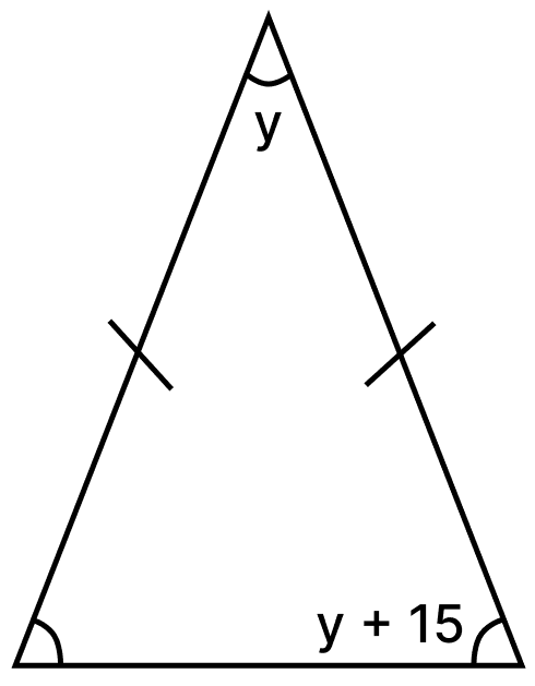 Formula Two Triangle Problem Write 4 equations whose solution is u = 6. | KnowledgeBoat