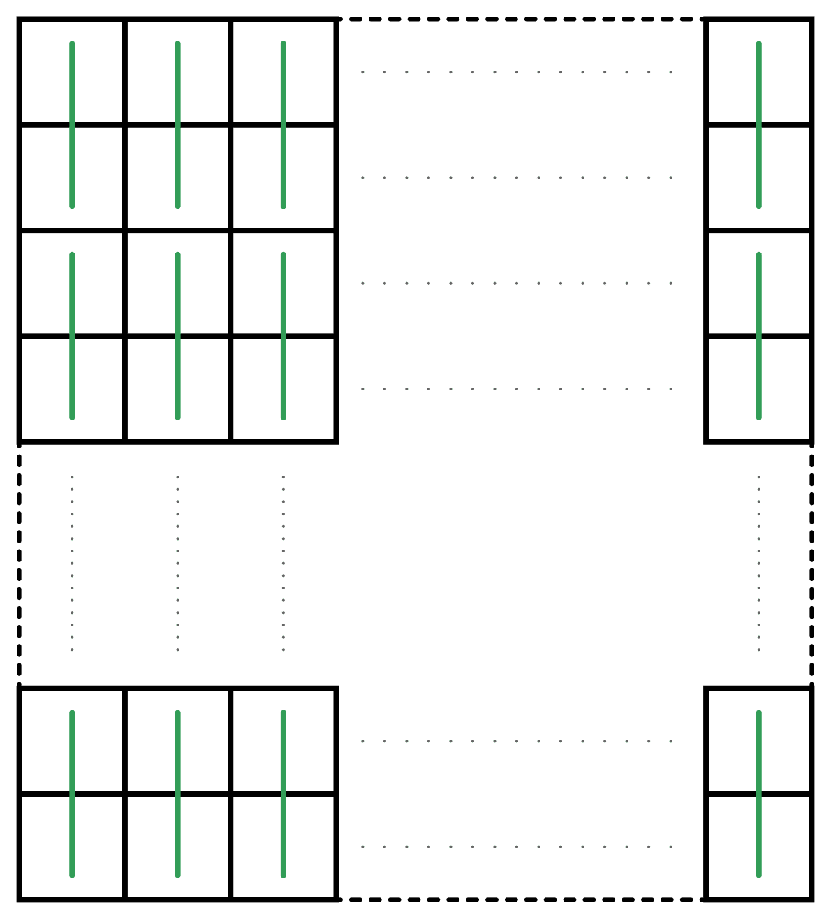 Is an m × n grid tileable with 2 × 1 tiles, if one of m and n is even and the other is odd? If yes, come up with a general strategy to tile it. Construction & Tiling, NCERT Class 7 Ganita Prakash Mathematics CBSE Solutions.