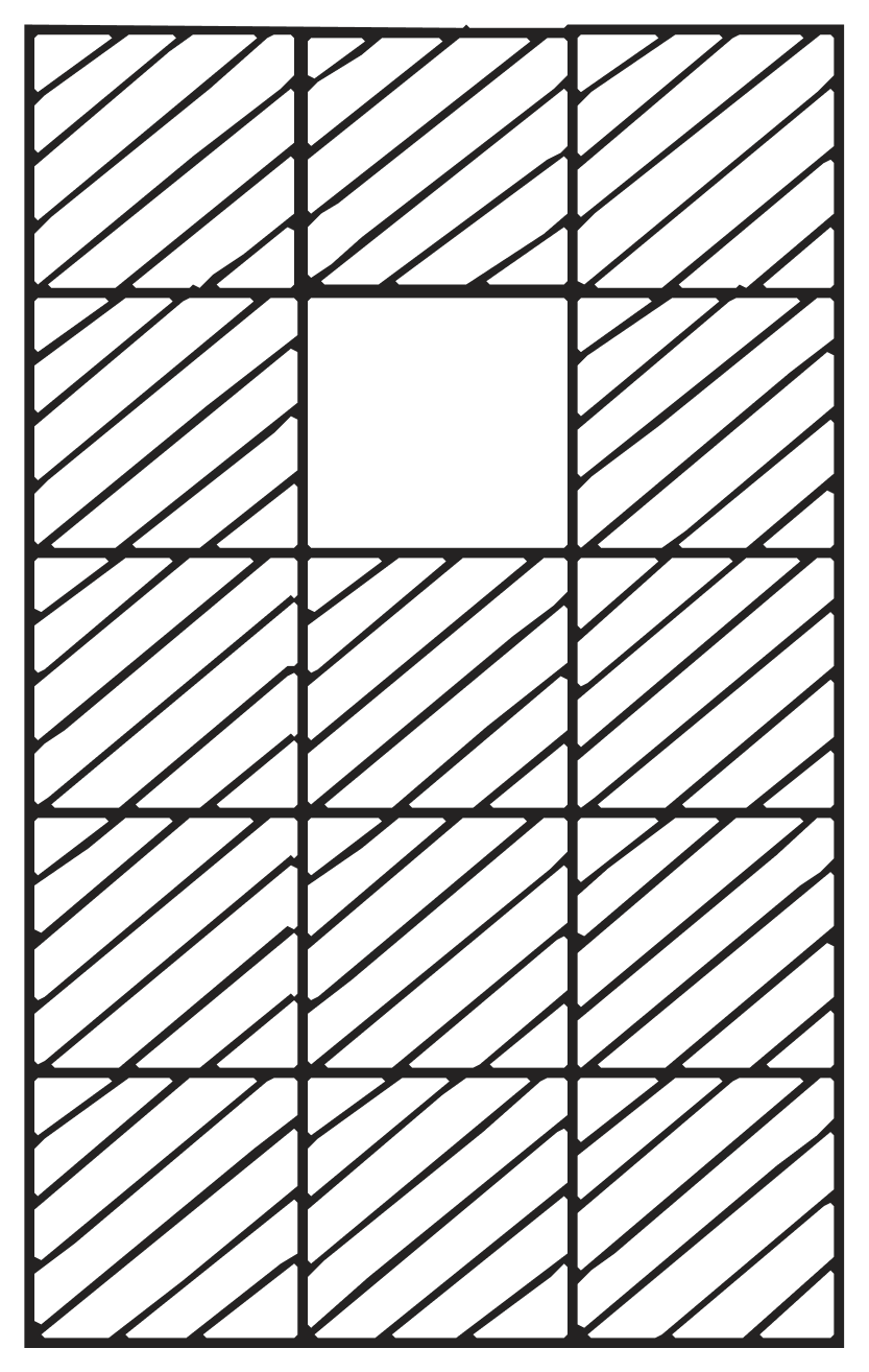 Is the following region tileable with 2 × 1 tiles? Construction & Tiling, NCERT Class 7 Ganita Prakash Mathematics CBSE Solutions.
