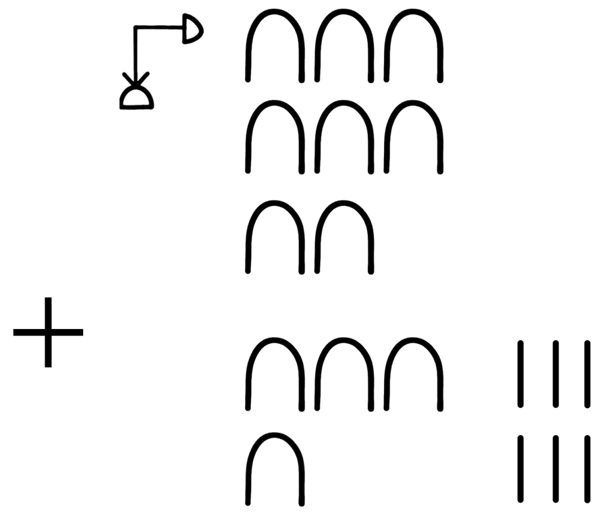 Add the following Egyptian numerals. A story of Numbers, NCERT Class 8 Ganita Prakash Mathematics CBSE Solutions.