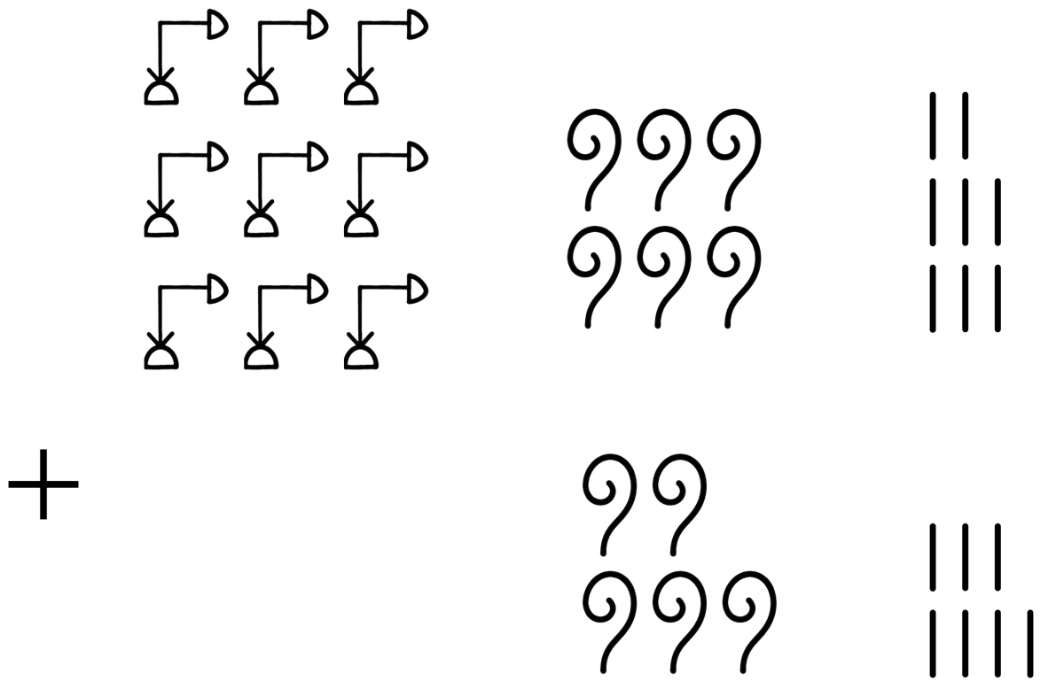 Add the following Egyptian numerals. A story of Numbers, NCERT Class 8 Ganita Prakash Mathematics CBSE Solutions.