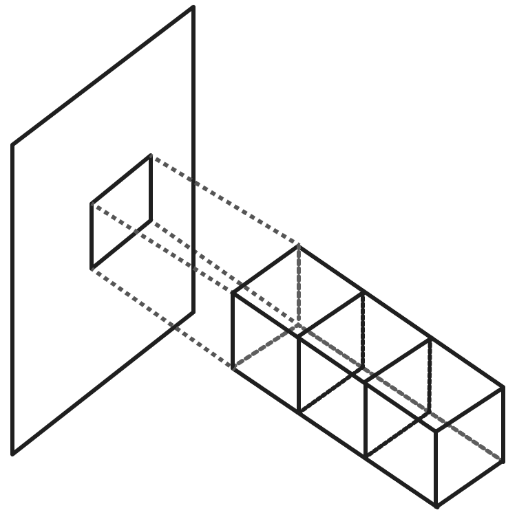 Observe the front view, top view and side view of the different lines in Fig. 4.6. Is there any relation between their lengths? Exploring Some Geometric Themes, NCERT Class 8 Ganita Prakash Mathematics CBSE Solutions.