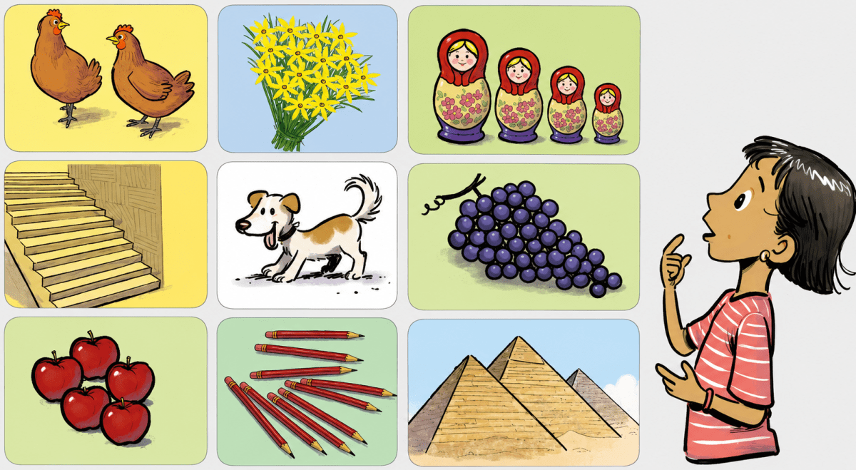 Quickly count the number of objects in each of the following boxes. A story of Numbers, NCERT Class 8 Ganita Prakash Mathematics CBSE Solutions.