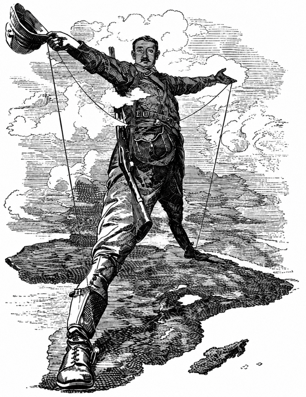 What do you think the cartoon (Fig. 4.3) is trying to express? (Keep in mind that the telegraph, which permitted instant communications for the first time, was then a recent invention.) Analyse different elements of the drawing. The Colonial Era in India, CBSE Class 8th NCERT Social Science Solutions.