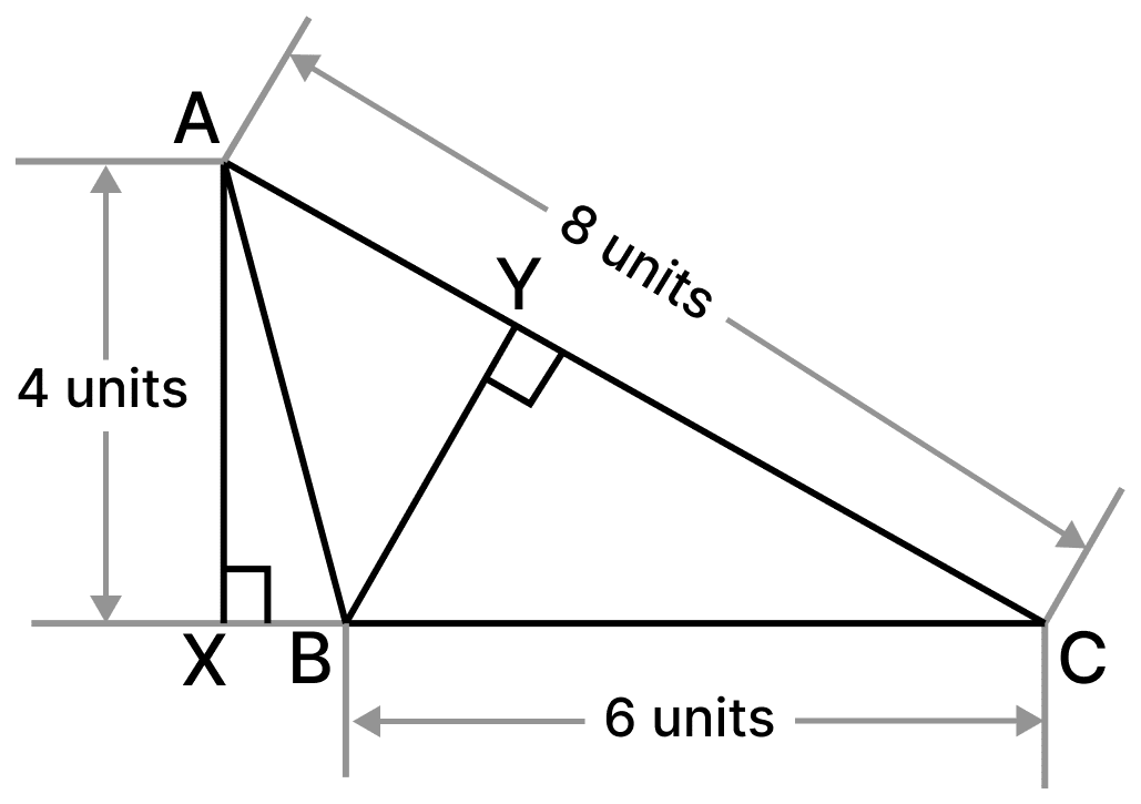 Find the length of the altitude BY. Area, NCERT Class 8 Ganita Prakash Mathematics CBSE Solutions.