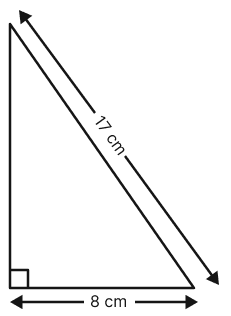 If a right-angled triangle has a short side of length 8 cm and hypotenuse of length 17 cm, what is the length of the third side? Again, try drawing the triangle and measuring, and then check your answer using Baudhāyanas Theorem. The Baudhayana - Pythagoras Theorem, NCERT Class 8 Ganita Prakash Mathematics CBSE Solutions.