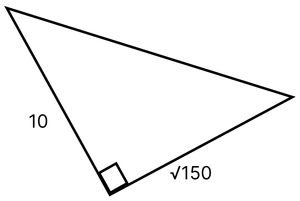 Find the missing sidelength in the following right triangle. The Baudhayana - Pythagoras Theorem, NCERT Class 8 Ganita Prakash Mathematics CBSE Solutions.