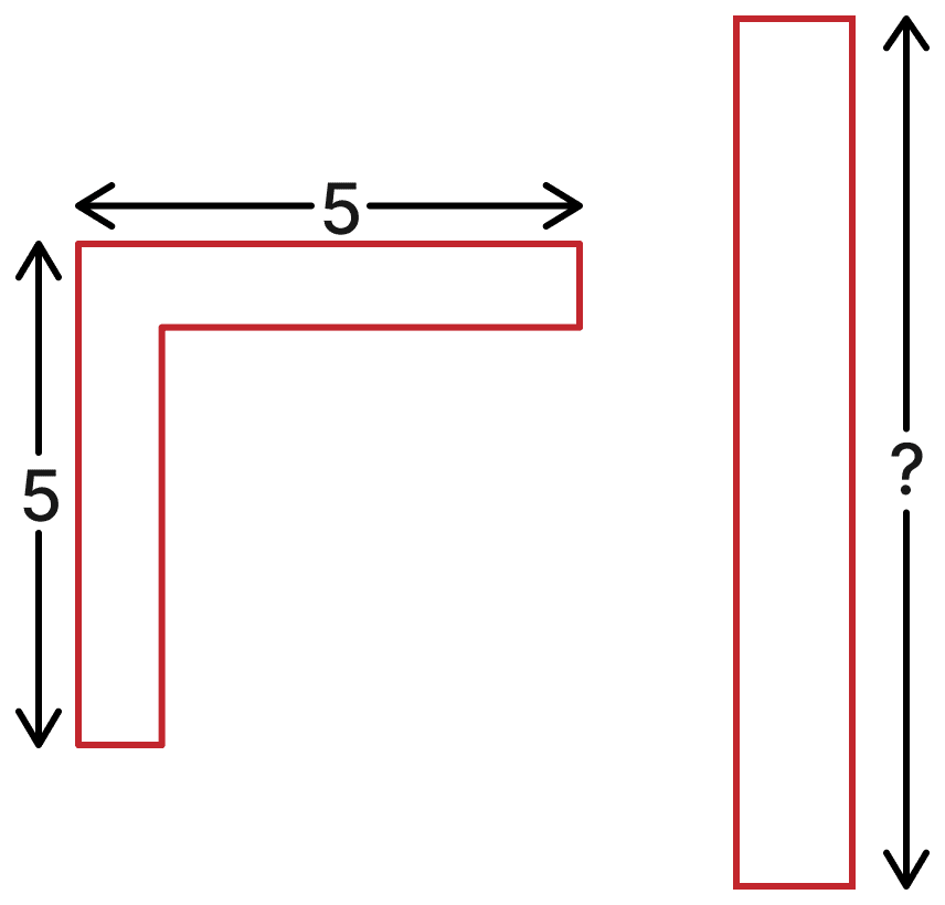 Find the area of the spiral tube shown in the figure. The tube has the same width throughout. [Hint: There are different ways of finding the area. Here is one method.] What should be the length of the straight tube if it is to have the same area as the bent tube on the left? Area, NCERT Class 8 Ganita Prakash Mathematics CBSE Solutions.