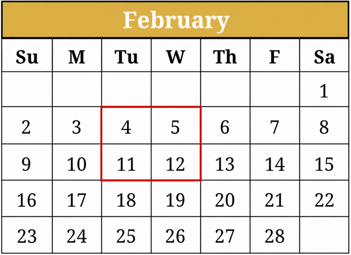 Consider any 2 by 2 square of numbers in a calendar, as shown in the figure. We Distribute, Yet Things Multiply, NCERT Class 8 Ganita Prakash Mathematics CBSE Solutions.