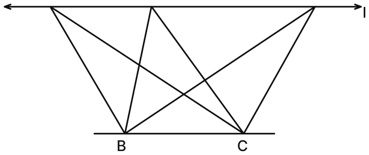 Line l ∥ BC. Consider the different triangles that have BC as their base, and with their third vertex lying anywhere on l. Area, NCERT Class 8 Ganita Prakash Mathematics CBSE Solutions.