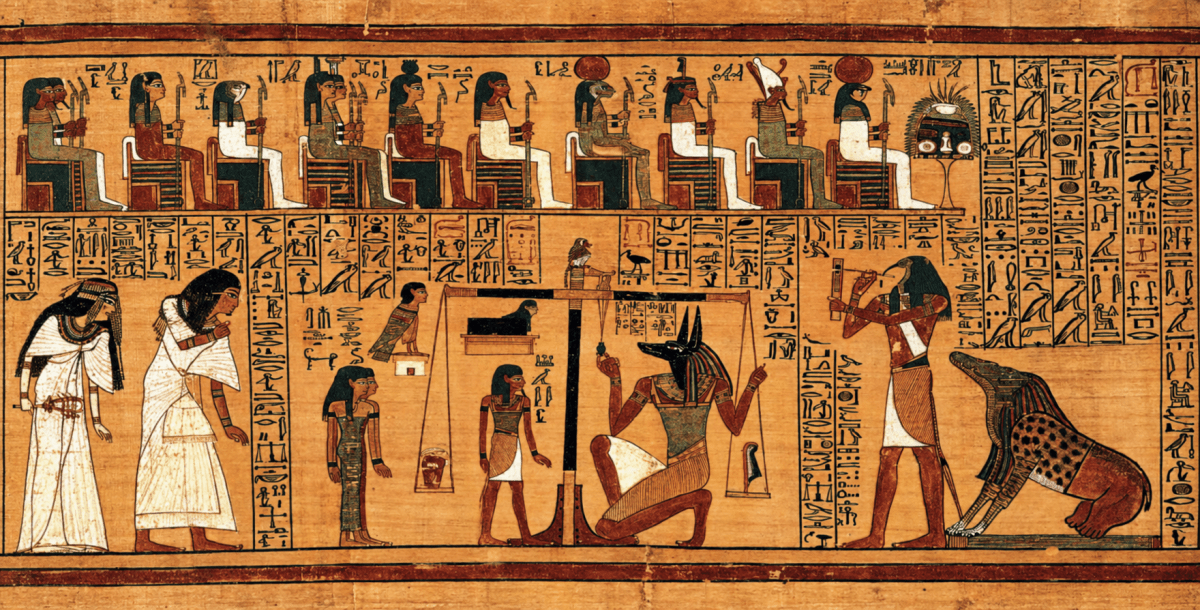 Why do you think there is a scale with a heart on one side and a feather on the other (Fig. 4.29)? What can this papyrus tell us about early Egyptian beliefs? Early Humans and Beginning of Civilisation, CBSE Class 9th NCERT Social Science Solutions.
