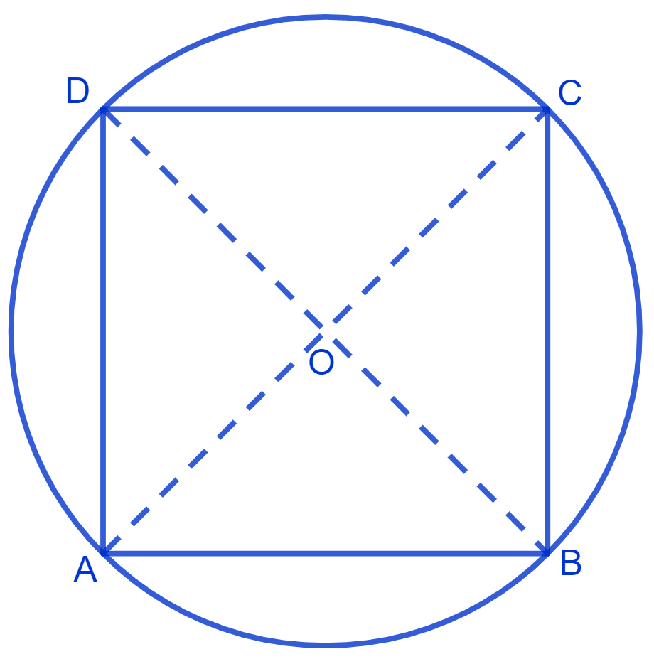 If diagonals of a cyclic quadrilateral are diameters of the circle through the vertices of the quadrilateral, prove that it is a rectangle. NCERT Class 9 Mathematics CBSE Solutions.