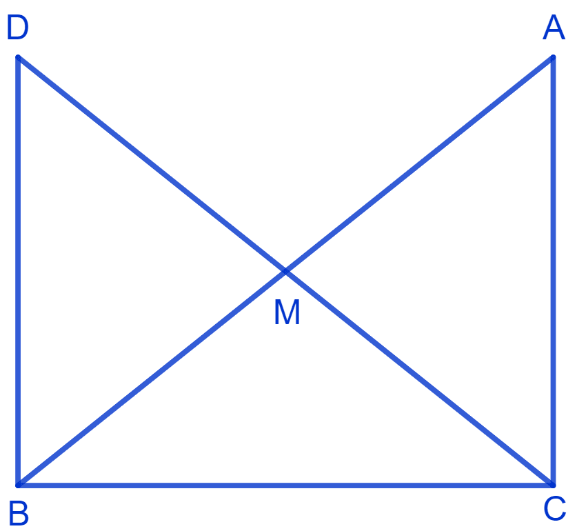 In right triangle ABC, right angled at C, M is the mid-point of hypotenuse AB. C is joined to M and produced to a point D such that DM = CM. Point D is joined to point B. Show that : NCERT Class 9 Mathematics CBSE Solutions.