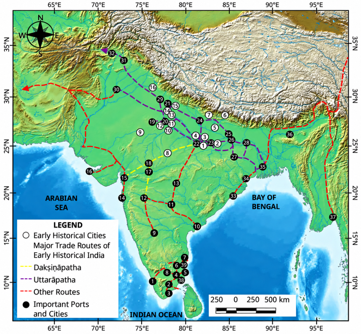Look at the major trade routes of early India (Fig 5.12). How do you think these routes helped people in the exchange of goods, skills, beliefs, and cultural practices. State and Society up to 1000 CE, CBSE Class 9th NCERT Social Science Solutions.