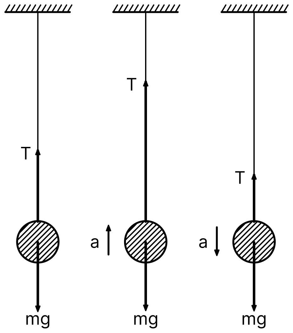 A simple pendulum is suspended in a stationary lift. Its period of oscillation is T. How is its period of oscillation affected if (i) the lift is ascending with an acceleration a? (ii) the lift is descending with the acceleration a? Oscillations, Solutions for Class 11 ISC Nootan Physics Kumar Mittal Nageen Prakashan