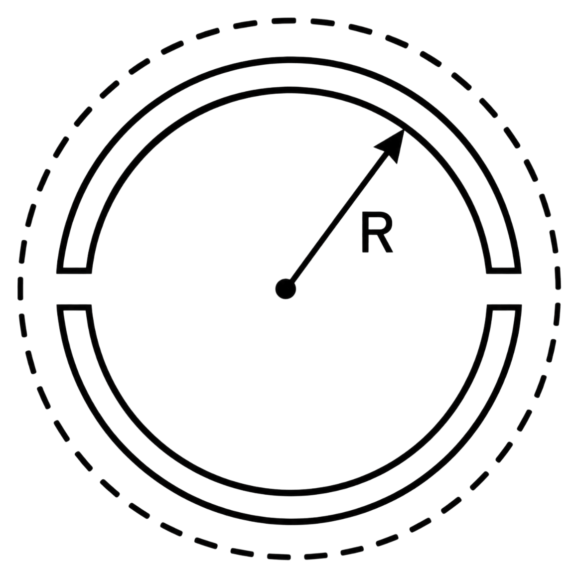 A wooden wheel of radius R is made of two semicircular parts (see figure). The two parts are held together by a ring made of a metal strip of cross-sectional area A and length L. L is slightly less than 2πR. To fit the ring on the wheel, it is heated so that its temperature rises by ΔT and it just steps over the wheel. As it cools down to surrounding temperature, it presses the semicircular parts together. If the coefficient of linear expansion of the metal is α, and its Youngs modulus is Y, the force that one part of the wheel applies on the other part is:. Mechanical Properties of Solids, Solutions for Class 11 ISC Nootan Physics Kumar Mittal Nageen Prakashan