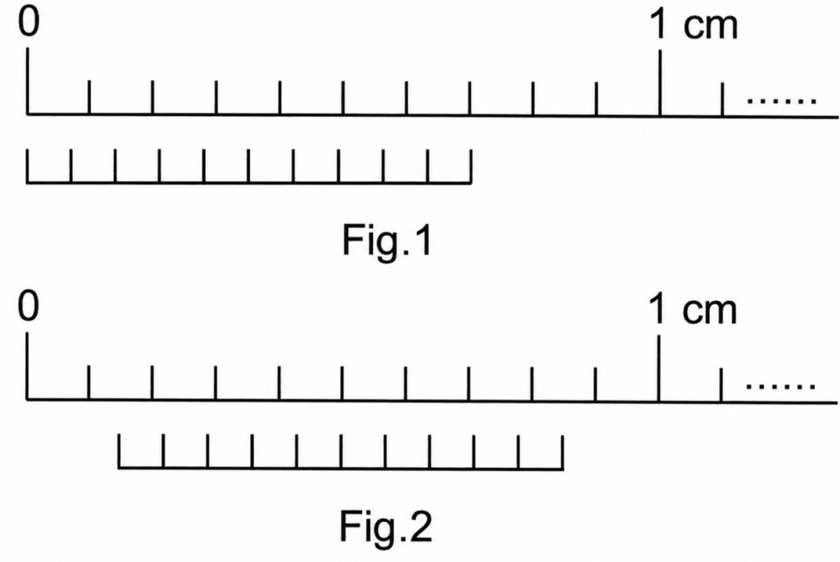 Fig. 1 shows the configuration of main scale and Vernier scale before measurement. Fig. 2 shows the configuration corresponding to the measurement of diameter D of a tube. The measured value of D is:. Units Measurement Competition, Solutions for Class 11 ISC Nootan Physics Kumar Mittal Nageen Prakashan