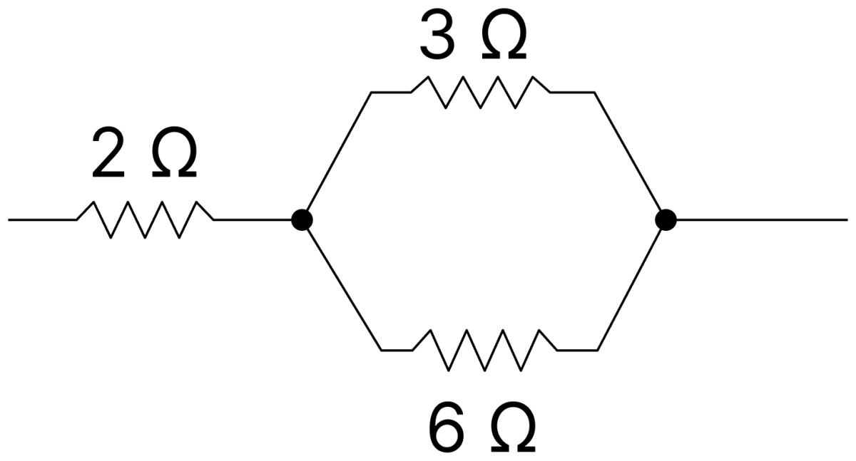 How can three resistances of 2 Ω, 3 Ω and 6 Ω be connected to give an equivalent resistance of 4 Ω? Electric Resistance and Ohm's Law, Nootan Physics Solutions ICS Class 12