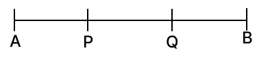 In the adjoining figure, P(5, -3) and Q(3, y) are the points of trisection of the line segment joining A(7, -2) and B(1, -5). Then, y equals : Reflection, RSA Mathematics Solutions ICSE Class 10.