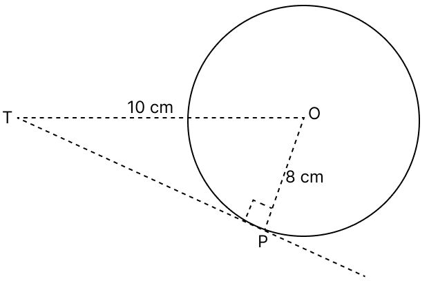 In the figure, if O is the centre of the circle, then ∠BCD = 80° Tangent Properties of Circles, RSA Mathematics Solutions ICSE Class 10.