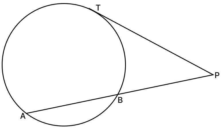 In the adjoining figure, PT is a tangent to the circle. Tangent Properties of Circles, RSA Mathematics Solutions ICSE Class 10.