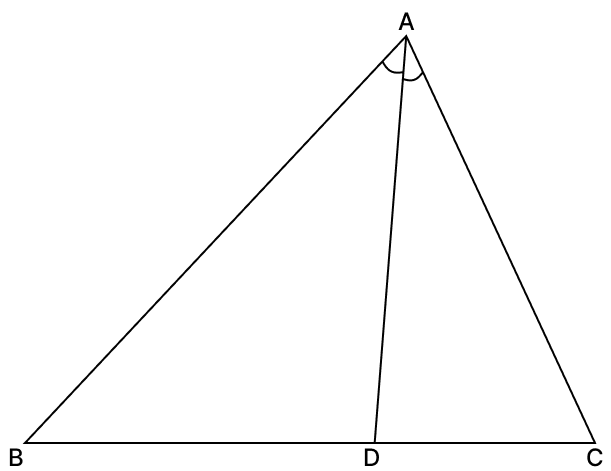 In ΔABC, AD is the bisector of ∠A. If BC = 10 cm, BD = 6 cm and AC = 6 cm, find AB. Similarity of Triangles, RSA Mathematics Solutions ICSE Class 10.